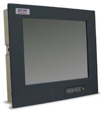 Blank touch screen with black siding